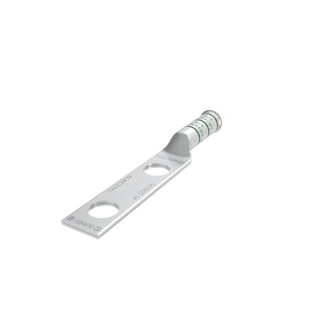 Burndy Copper Compression Lug, 2 Hole w/o Inspection Window, 1 Flex, 1/2" YAV1C2NFXB